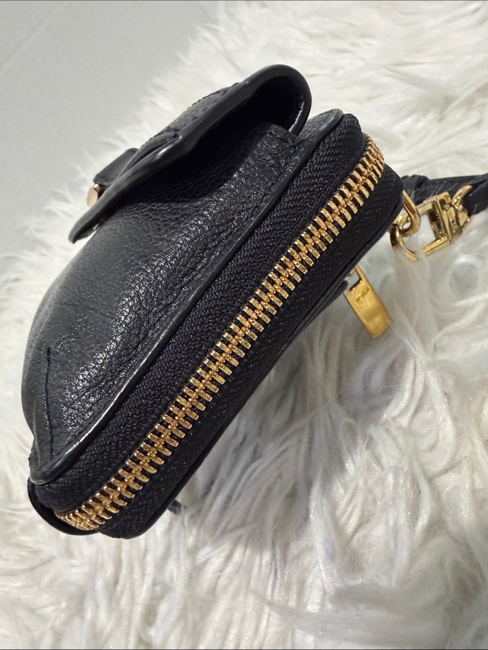 TUMI Crossbody with Gold tone Logo Accent Plate - Picture 5 of 16